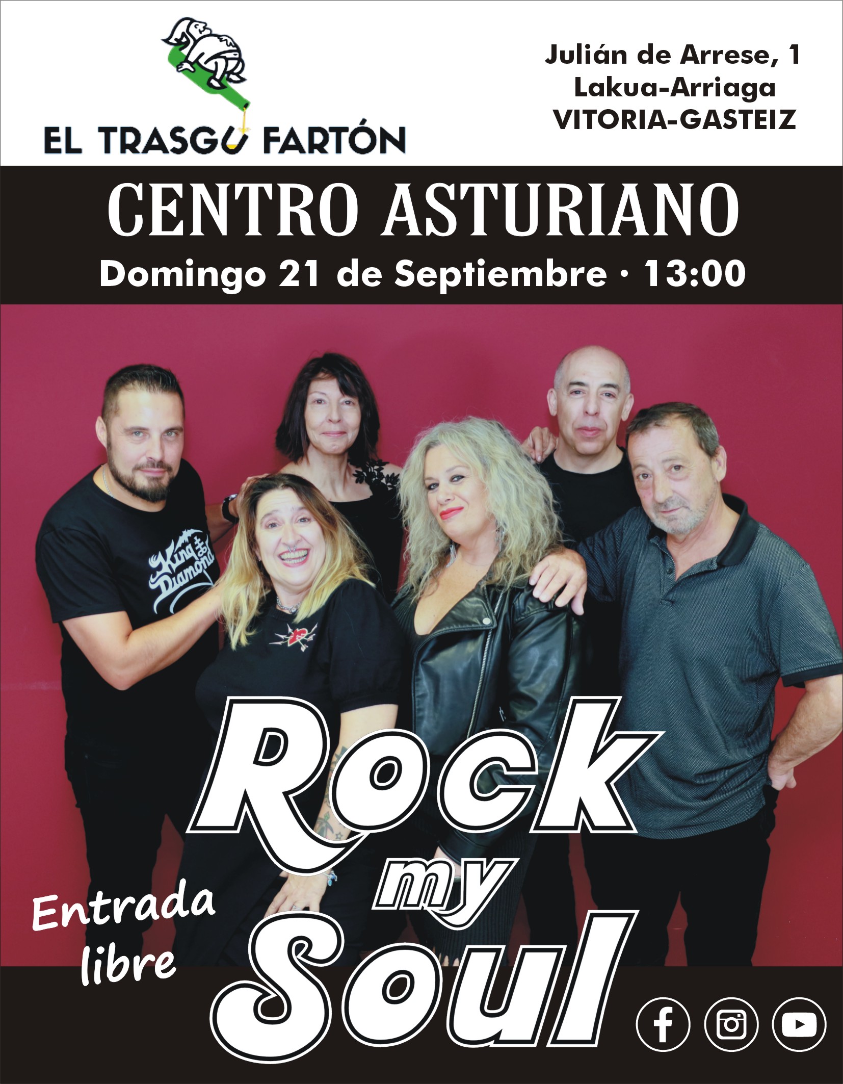 Rock my Soul en el Centro Asturiano